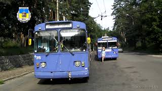 Черкаський тролейбус Липень 2011  Cherkasy trolleybus July 2011 [upl. by Melisenda]