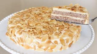 Swedish Almond Cake Recipe  Ikea Almond Cake [upl. by Artaed]