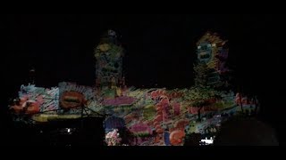 Nürnberg blaue Nacht 2018  Licht Show Burg [upl. by Terces]