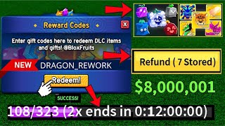 ALL WORKING CODES For BLOX FRUITS OCTOBER 2024 FREE TREX KITSUNE BUDDHA VENOM FRUIT EXP REFUND [upl. by Millan]