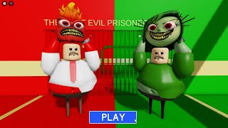 INSIDE OUT 2 ANGER BARRY VS DISGUST BARRY in BARRYS PRISON RUN New Scary Obby roblox [upl. by Ainirtac]