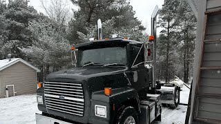 Ford L9000 Episode 42 CUSTOM DIY VISOR Maybe [upl. by Yrneh491]