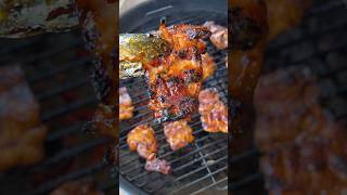 awardwinning charred up chicken 🏆  Chicken Recipe  HowToBBQRight Shorts [upl. by Enniroc]