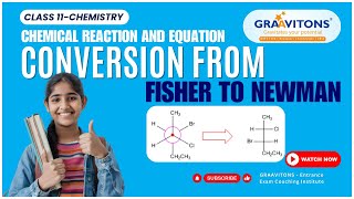 Converting Newman to Fischer Projections  Stereochemistry Projection Conversion [upl. by Sarilda578]