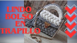 LINDO BOLSO EN TRAPILLO [upl. by Htenek233]