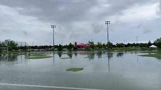 Creditview Soccer Field Flooded Brampton [upl. by Fuld]