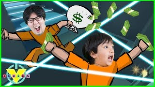 VTubers Ryan Vs Daddy ESCAPE ASAP Lets Play Roblox Jail Break [upl. by Elkcim]