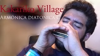 Kakariko Village en armónica diatonica C  8BitCR [upl. by Tireb]