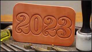 2023 Leathercraft  Leather Tooling and Carving by Bruce Cheaney  Leather Craft Ideas [upl. by Aniri]