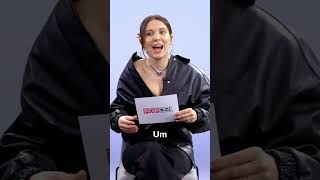 Millie Bobby Brown forgets her own acting credits 😅 shorts [upl. by Yortal]