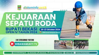 Siaran Langsung  Perlombaan Sepatu Roda Bupati Bekasi Open IV 2024 Day1 Kualifikasi Speed [upl. by Adnohs]