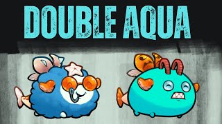 DOUBLE AQUA Spiky Koi Arco Scarab AAP Gameplay 2024  Axie Infinity Classic [upl. by Nameerf607]