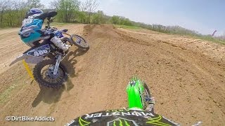 Austin Forkner vs Chase Sexton  SuperMini 2 Stroke  Dirt Bike Addicts [upl. by Ynehteb744]