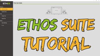 Ethos Suite Tutorial  Software gestione Radio TANDEM e HORUS [upl. by Eanel]