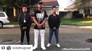 Kida the great and sisters dancing to killing it challengeone dab this time remix [upl. by Pass]