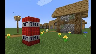 Minecraft  TNT Village [upl. by Ddene656]