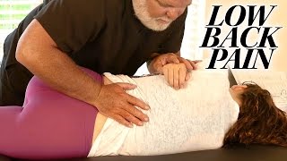 Chiropractic Adjustment amp Tips for Low Back Pain Psoas Hip Chiro Demonstration by Dr Echols [upl. by Alenson]