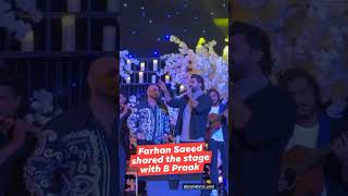 Farhan Saeed Stage Performance quotMaan Bharyaquot with Indian Singer B Praak in Dubai New Year Event 🔥 [upl. by Nolana]