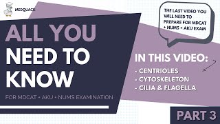 The Cell Part 3  All you need to know for your MDCATAKUNUMS Exams  MedQuack [upl. by Innavoig904]