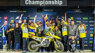 Supercross Round 9 450SX Highlights  Indianapolis IN Lucas Oil Stadium Stadium  Mar 11 2023 [upl. by Godfrey]