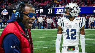 TRAVIS HUNTER amp DEION SANDERS’ FINAL GAME AT JACKSON STATE [upl. by Odirfliw423]