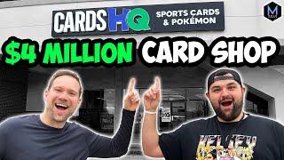 INSIDE The LARGEST SPORTS CARD SHOP IN THE WORLD Cards HQ 💰 [upl. by Enitsirc]