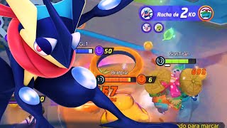 🥵¡MENUDO MONSTRUO🥵La NUEVA MEJOR BUILD con GRENINJA Pokemon Unite [upl. by Eltsirhc984]