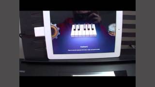 Quick Tip Use Your Casio Keyboard to Control GarageBand on Your iPad [upl. by Ahsaz]