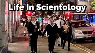 LIFE IN SCIENTOLOGY Documenting Scientologists Being Transported After 16 Hours of Work [upl. by Acemaj10]