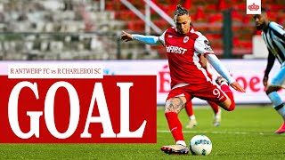 GOAL I R ANTWERP FC 13 R CHARLEROI SC I JPL MD17 I 2024  2025 [upl. by Aseel]