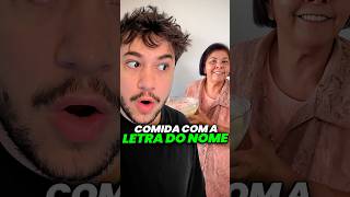 comida com inicial do nome livedobrino humor MundinhoBrino [upl. by Gwendolyn]