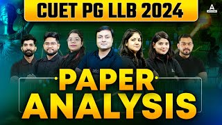 CUET PG LLB Paper Analysis  CUET PG LLB 2024 Answer Key  CUET PG LLB Expected Cut Off 2024 [upl. by Yanaton]