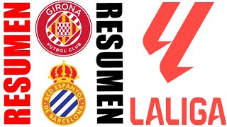 Girona FC vs RCD Espanyol 41 Resumen  LaLiga 20242025 [upl. by Naek]