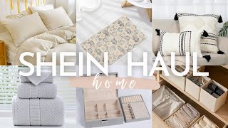 SHEIN HAUL HOGAR  Ropa de cama alfombra accesorios de baño y cocina organizadores [upl. by Yuk]