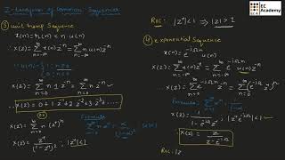 Z Transform of common sequences  delta unit ramp unit step exponential sinusoidal sequence [upl. by Nagear]