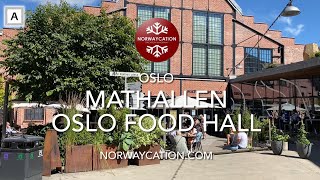 Oslo Food Hall  Mathallen Norway  norwaycation [upl. by Eittod]