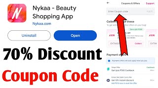 nykaa coupon code  Nykaa new coupon code  nykaa coupons [upl. by Adnahc]