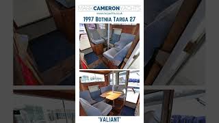 1997 Botnia Targa 27 VALIANT  Walk around twin engine cruiser for sale with Mark Cameron Yachts [upl. by Clifton574]