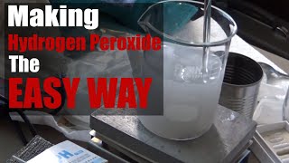 How to Make Hydrogen Peroxide  The Easy Way Attempt 1 [upl. by Izmar]