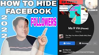 HOW TO HIDE FOLLOWERS ON FACEBOOK 2022 PAANO IHIDE ANG FOLLOWERS SA FACEBOOK WATCH THIS [upl. by Esch]