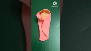 Clay polymer miniature baby baby with clay clay videosshorts viral [upl. by Tommy850]