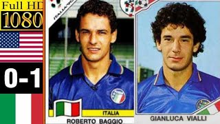 Italy 1 x 0 USA Roberto Baggio Schillaci ●1990 World Cup Extended Goals amp Highlights HD [upl. by Leveroni]