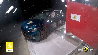 Euro NCAP Crash amp Safety Tests of Cupra Born 2022 [upl. by Anayrb608]