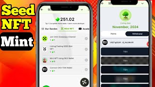 How To Mint Seed NFT  Seed Airdrop Nft Event Full detail  how to complete seed NFT event [upl. by Tillinger787]