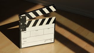 Filmmaking tip How to clapperboard [upl. by Erlond954]