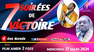 4ÈME SOIRÉEGUÉRISON DIVINE ET DÉLIVRANCE7 SOIRÉES DE VICTOIREPLM AMEN 3 FOIS [upl. by Meehsar551]