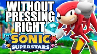 CAN YOU BEAT Sonic Superstars Without Pressing RIGHT OR LEFT Part 1 [upl. by Namie]