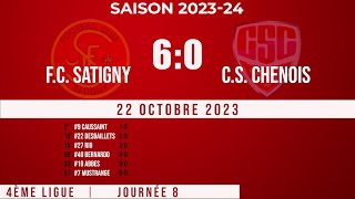 FC Satigny 2  CS Chênois 3 22102023 [upl. by Adnema917]