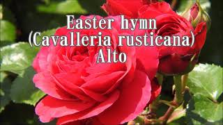 「カヴァレリア・ルスティカーナ」より Easter hymn アルト Easter hymn from Cavalleria rusticana Alto [upl. by Meador]