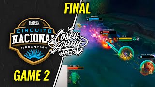 Coscu Army vs Royal Onslaught Gaming  FINAL  GAME 2 bo3  CIRCUITOS NACIONALES ARGENTINA [upl. by Idou]